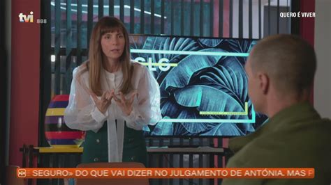 Irene exalta se Santiago Quero é viver TVI Player