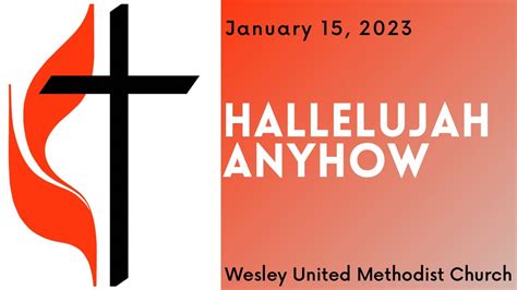 Hallelujah Anyhow 1 15 23 YouTube