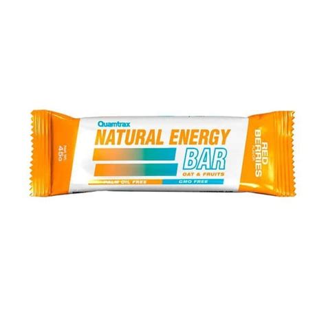 Quamtrax Natural Energy Bar Red Berries 45g PromoFarma