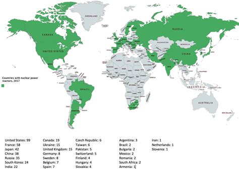 North Country Man | mapsontheweb: Countries with nuclear power...