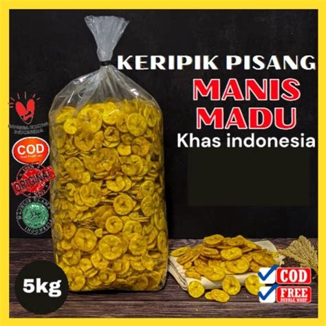 keripik pisang bulat manis kripik pisang bulet koin harga borong
