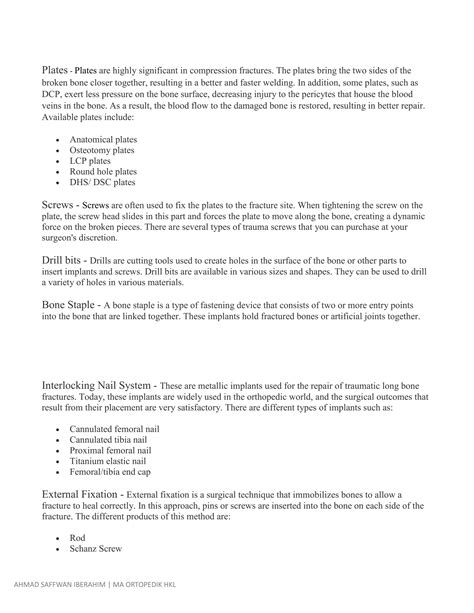 Trauma Implants.doc