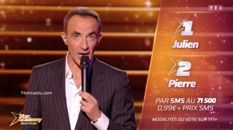 Star Academy Sondage FINALE Julien Pierre Vers Une Victoire De