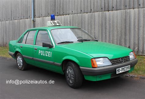 Polizeiautos De Opel Rekord E