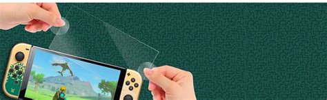 Orzly Glass Screen Protector For Nintendo Switch Oled Console