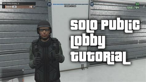 GTA 5 SOLO PUBLIC EMPTY LOBBY PC GUIDE EASY METHOD YouTube