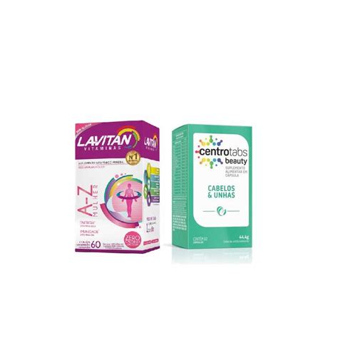 Kit Suplemento Vitamínico Lavitan A Z Mulher 60 comprimidos