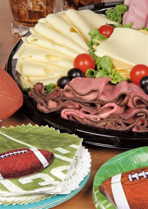 Deli Platter Super Bowl Prepared Food Photos Inc