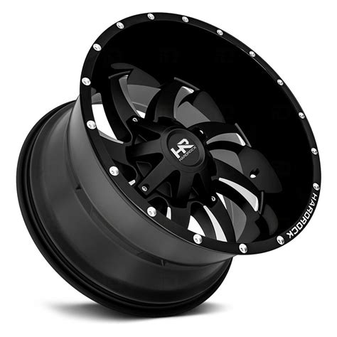 Hardrock Offroad H Devious Wheels Gloss Black With Milled Accents