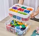 Pude Ko Pojemnik Na Klocki Warstwowy Pi Trowy Lego Organizer Zabawki