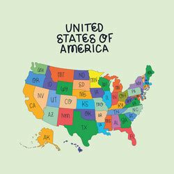 Usa Silhouette Map Royalty Free Vector Image VectorStock