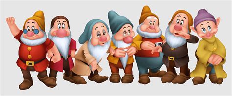 Sneezy Bashful Lawn Ornament Garden Gnome Seven Dwarfs Snow White