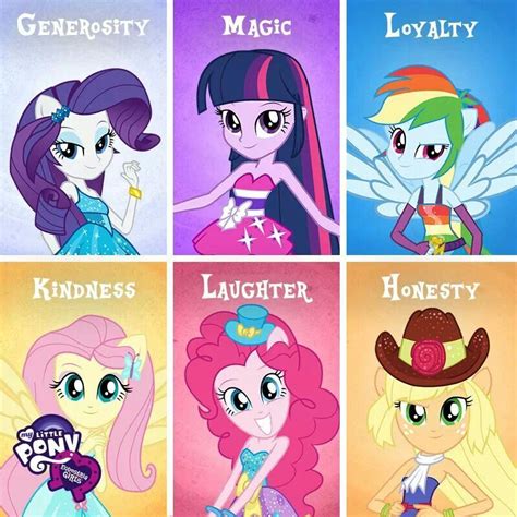 Rarity Pinkie Pie Fluttershy Applejack Twilight Sparkle And Rainbow