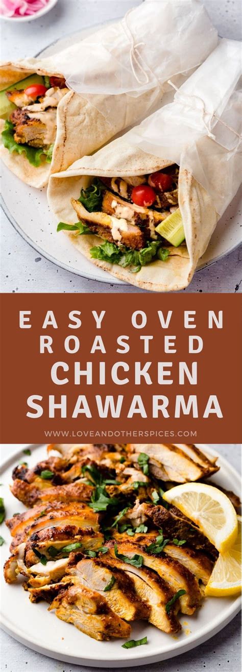 Easy Oven Roasted Chicken Shawarma Oven Roasted Chicken Easy Oven