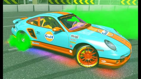 Porsche 997 Turbo Gulf Racing 650hp Lihpao Racing Park Assetto Corsa