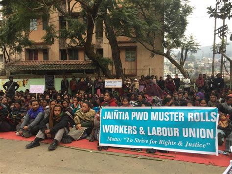 Jaintia Hills Pwd Muster Roll Workers Fast Suspends After Assurance