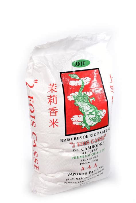 Riz cassé 2 fois parfumé 20KG