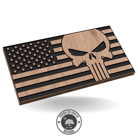 Large Skull American Flag - Patriot Nation Design