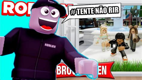 Tente N O Rir Roblox I Melhores Memeblox Pt I Memes Brookhaven Youtube