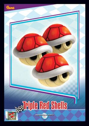 File MKW Triple Red Shells Trading Card Super Mario Wiki The