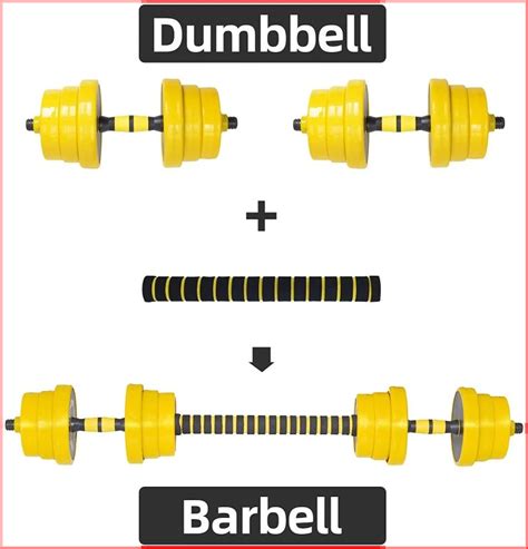 Best Adjustable Dumbbell Barbell Set Hand Weights Nicec