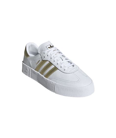 Zapatillas Adidas Originals Sambarose Blanco Dorado Mujer