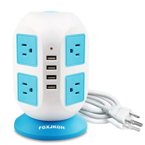 multi outlet vertical power strip unboxing       tech