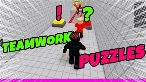 BABAMLA EKİP OLDUK ROBLOX TEAMWORK PUZZLES YouTube