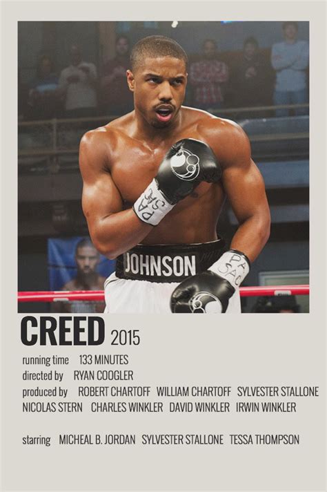 creed minimalist poster | Movie posters minimalist, Movie character ...