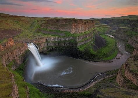 Palouse Falls Sunset Greeting Card by Jonkman Photography