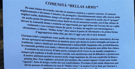 CURVA SUD Comunicato A Difesa Dell Hellas Army TgGialloblu Telenuovo