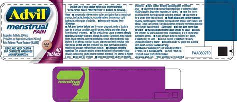 Advil Menstrual Pain (tablet, coated) Pfizer Consumer Healthcare