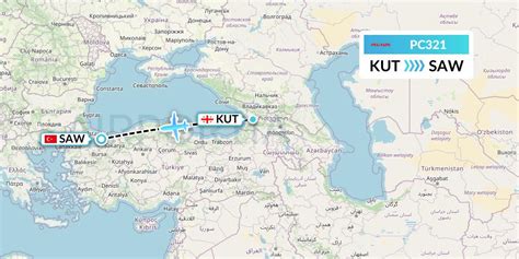 PC321 Flight Status Pegasus Airlines Kutaisi To Istanbul PGT321