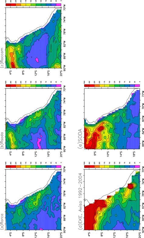 Mean Eddy Kinetic Energy Eke In Cm 2 Download Scientific Diagram