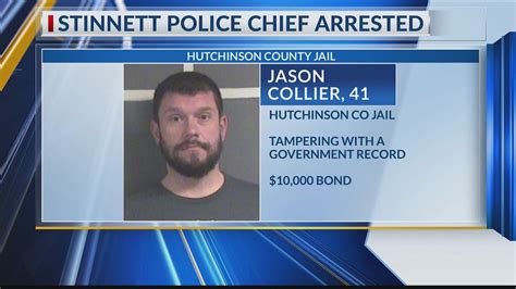 Former Stinnett Police Chief Jason Collier Arrested By Texas Rangers