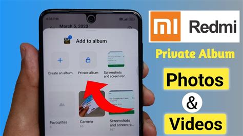 How To View Private Album Photos Videos On Redmi How To See Private