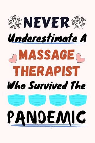 Funny Massage Therapist Ts Lined Blank Notebook Journal T For