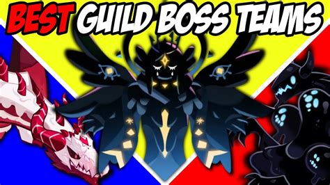 THE BEST GUILD BOSS TEAMS IN Cookie Run Kingdom YouTube