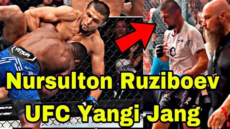 Nursulton Ruziboev Joaquin Buckley UFC Yangi Jang Нурсултон