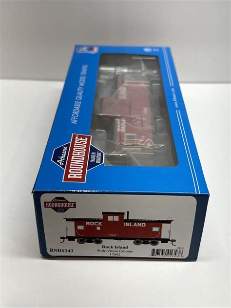 Ho Scale Athearn Roundhouse Wide Vision Caboose Rock Island