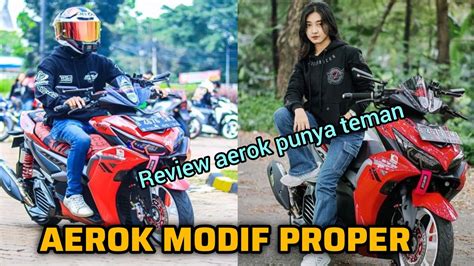 Review Modifikasi Yamaha Aerok Modif Proper Dana Pelajar Piw Piw