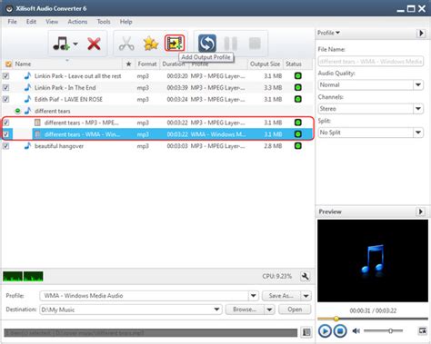 Xilisoft Audio Converter Tutorial: Convert among audio files