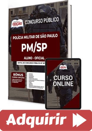 Apostila Concurso P Blico Pm Sp Na Fun O De Aluno Oficial Pm