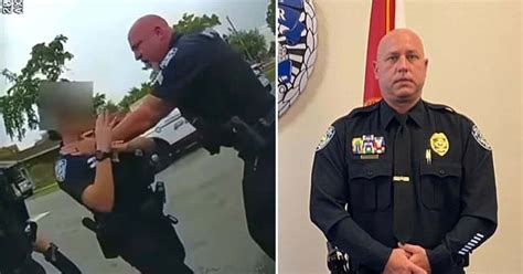 Christopher Pullease Florida Cop Chokes Female Officer After She Pulls