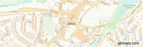 Alton Vector Street Map