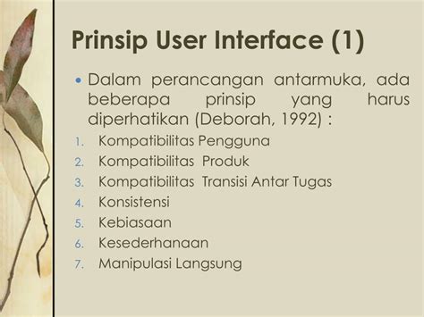 Ppt Perancangan Antarmuka Design Interface Part Powerpoint