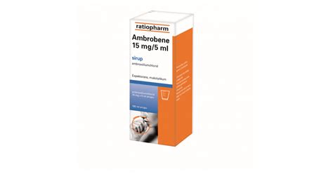 AMBROBENE 15 Mg 5 Ml Sirup 100 Ml MEDIKAMENT Sk