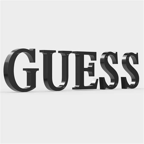 Guess Logo - 3D Model by 3d_logoman