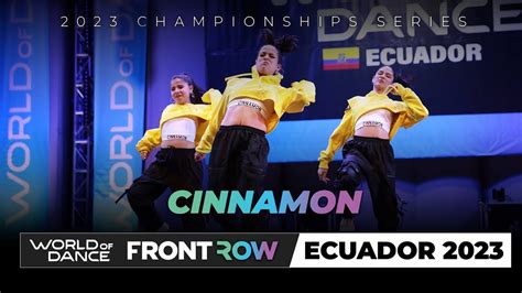 Cinnamon Junior Division Front Row World Of Dance Ecuador