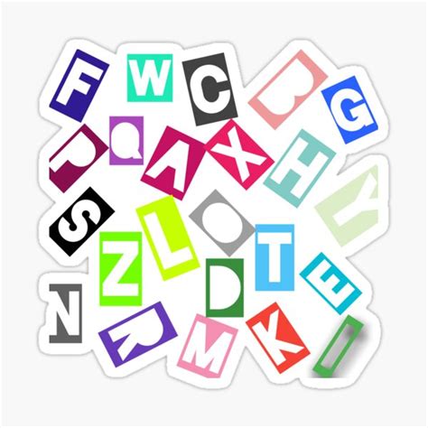 Abcd Stickers | Redbubble